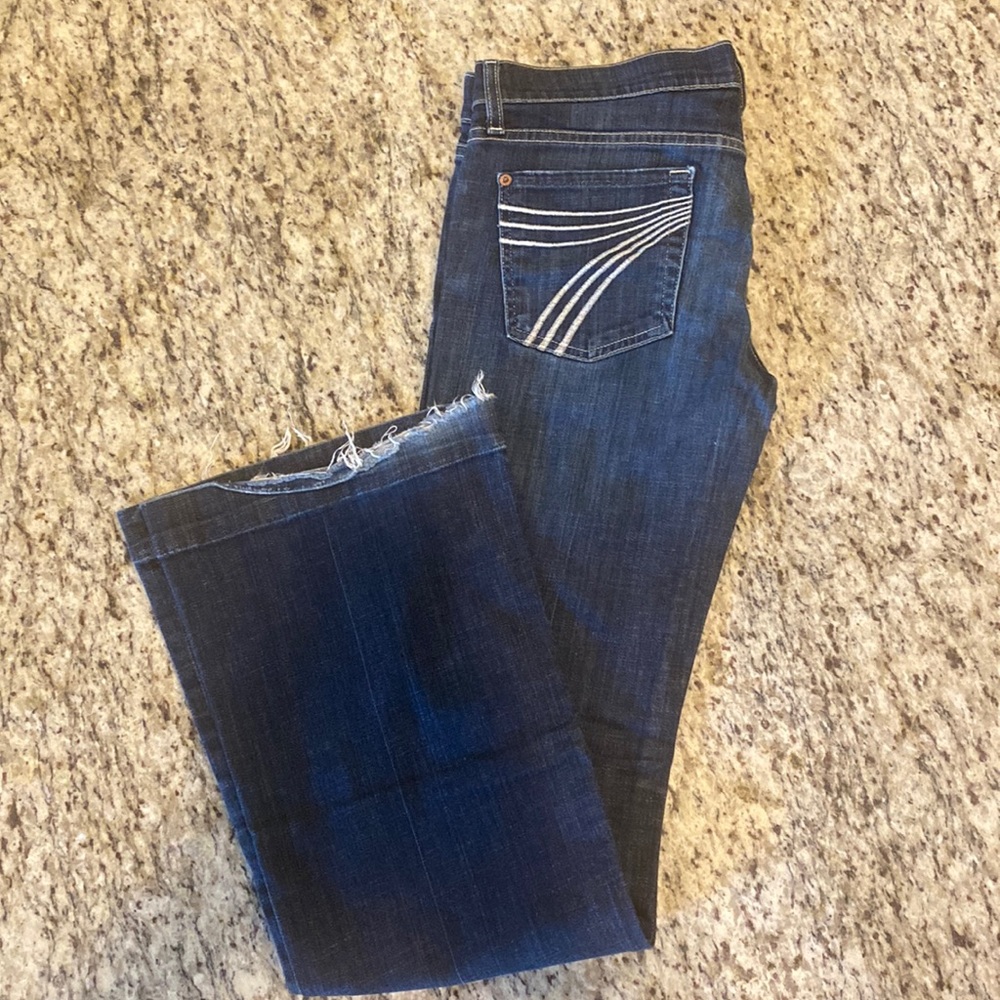 7 for all mankind dark wash dojo jeans size 29
